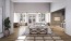 a room with a wood floors and a large window