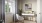 a room with a table and chairs